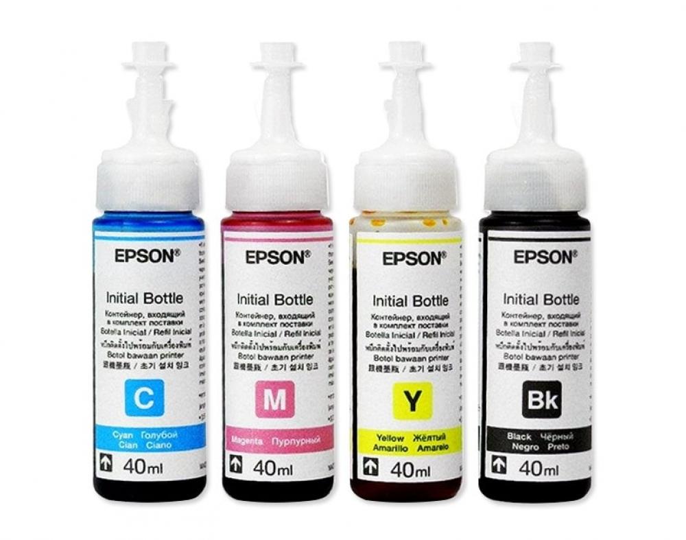 изображение Комплект оригинальных чернил для Epson L456 (4*40 ml) - изображение 1